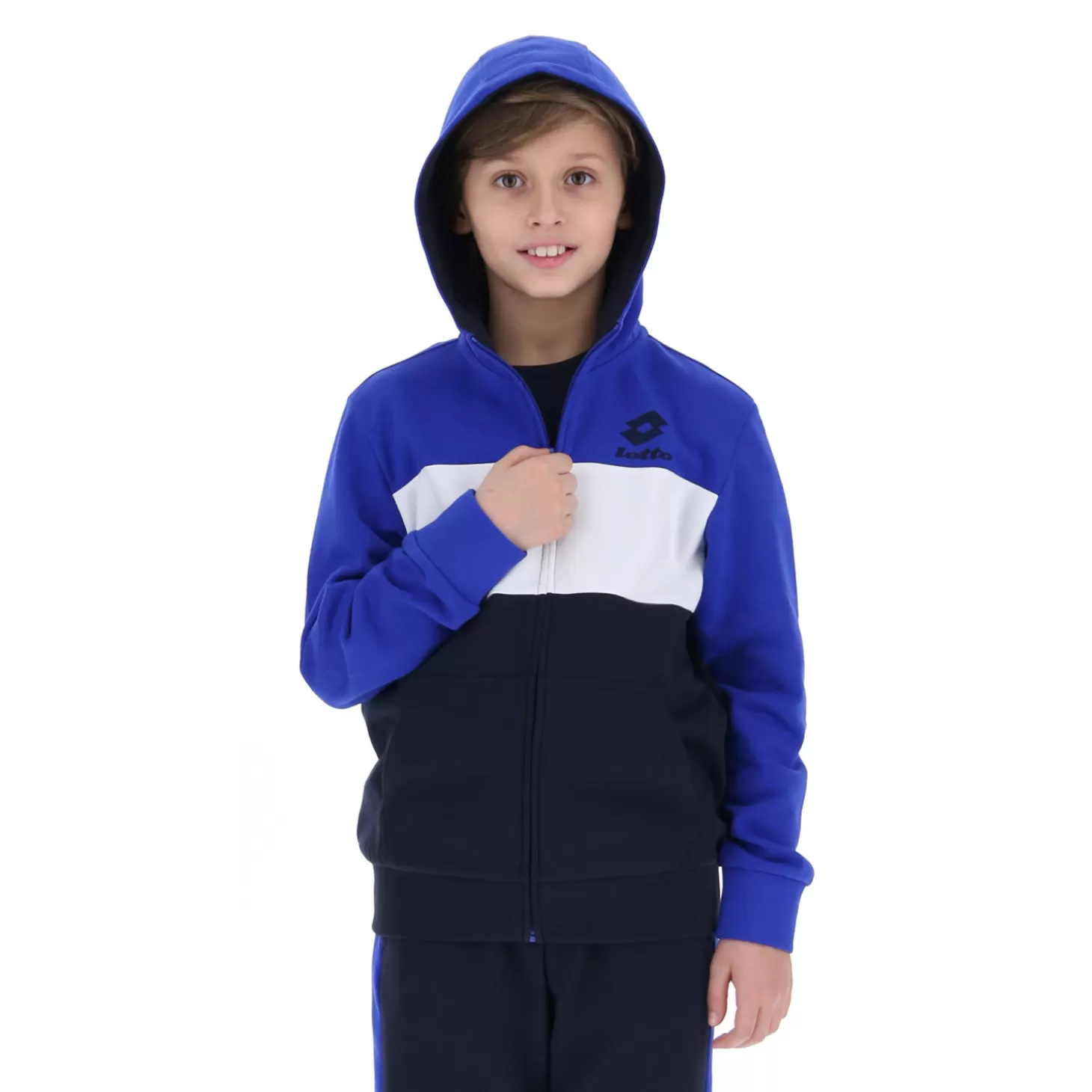 Lotto Athletica B Iii Sweat Fz Hd Fl | Kinder Tracksuits